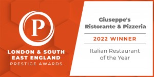 Giuseppe's Ristorante & Pizzeria Award Winner 2022 banner